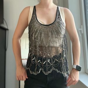 Pins and Needles sequin top